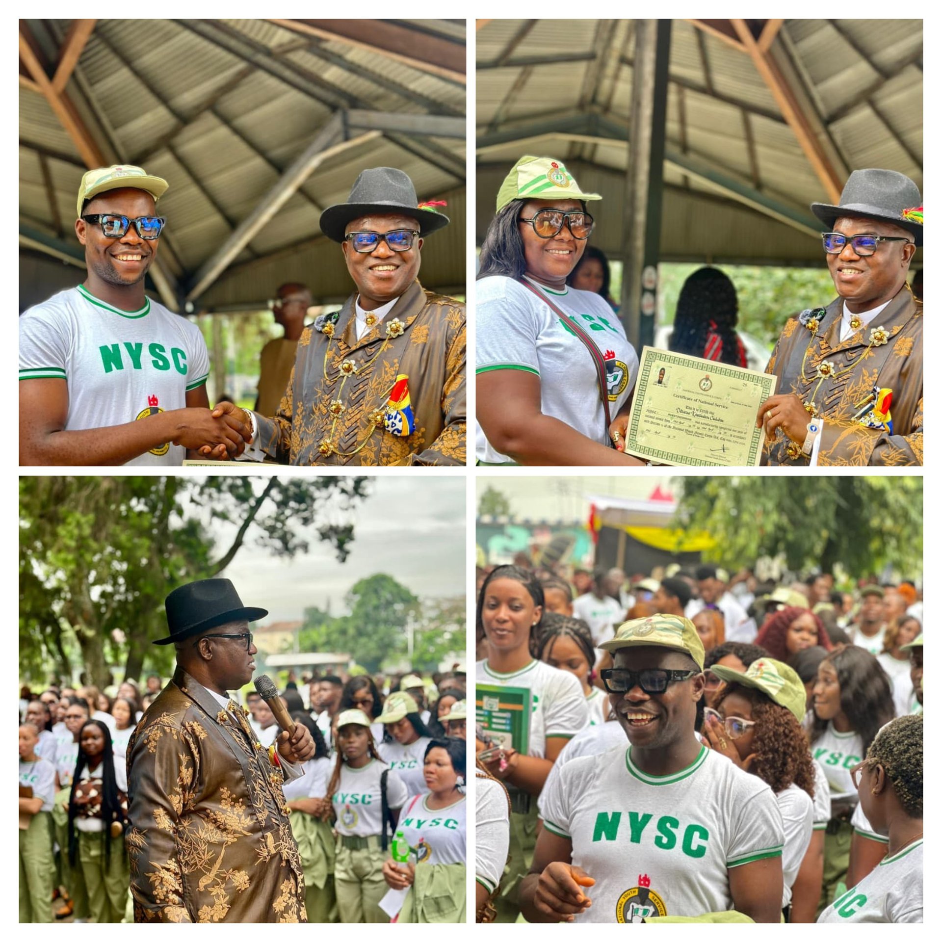 Make good use of the skill acquired through the SAED programme to enhance your lives.. Rivers  State NYSC Coordinator